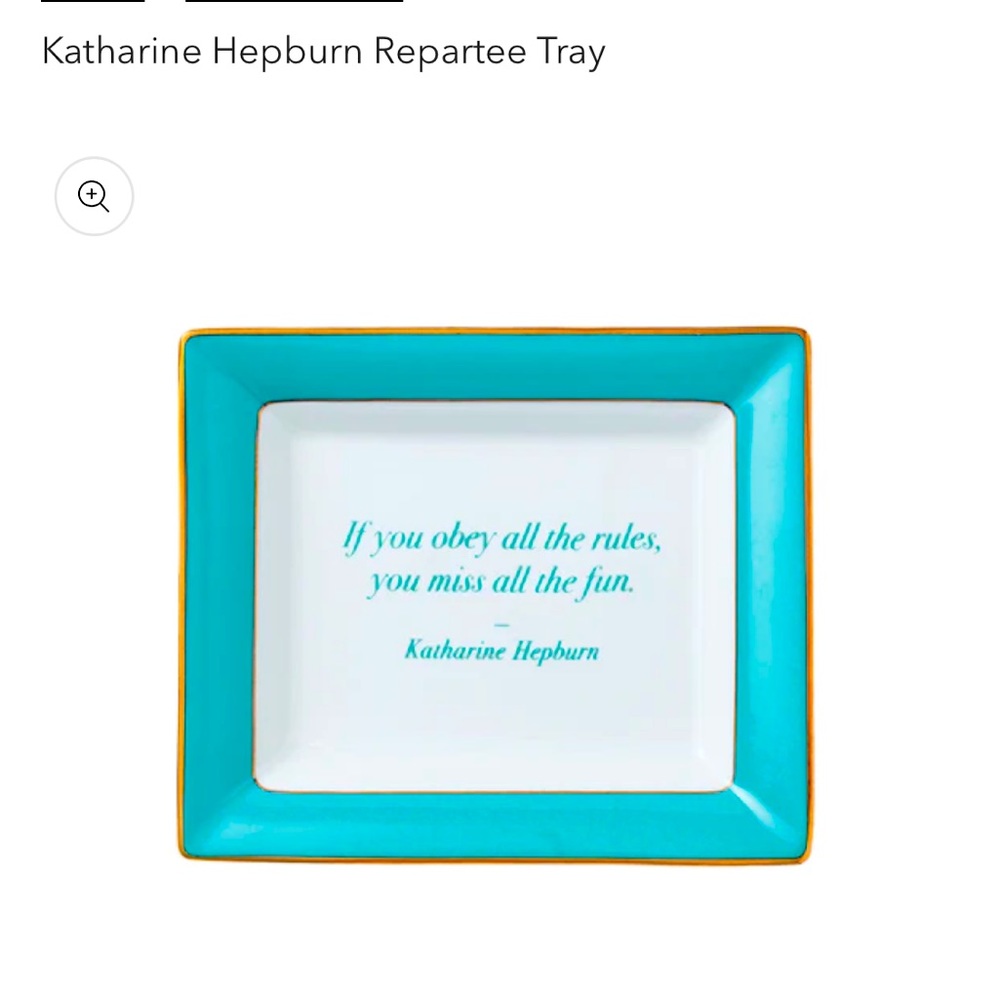 Brand New Still in Box Gumps repartee tray